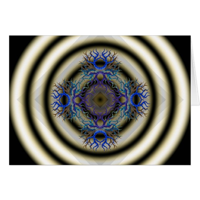 Weich Blau auf Monochrom (Vorderseite (Horizontal))