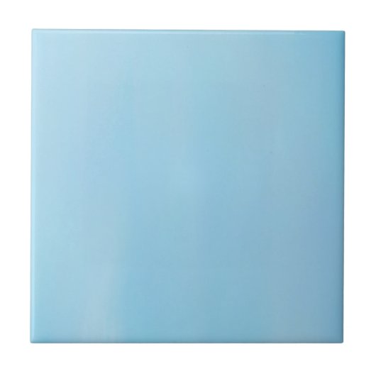 Weich blau für Herz und Blume Fliese (Vorderseite)