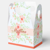 Weich blau mit rosa und orange geschenkschachtel (Geöffnet)