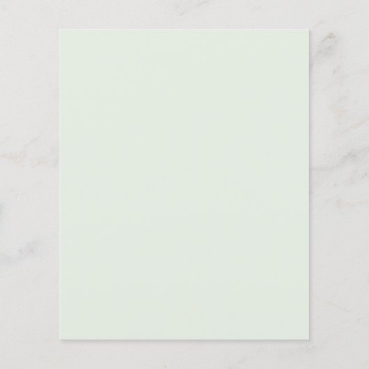 Weich Blau & Rosa Harmonie Flyer (Hinten)