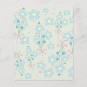 Weich Blau & Rosa Harmonie Flyer (Vorne)