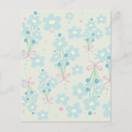 Weich Blau & Rosa Harmonie Flyer