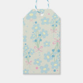 Weich Blau & Rosa Harmonie Geschenkanhänger (Vorderseite)