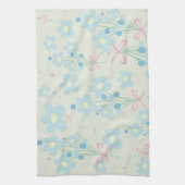 Weich Blau & Rosa Harmonie Geschirrtuch (Vertikal)