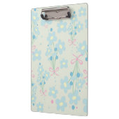 Weich Blau & Rosa Harmonie Klemmbrett (Links)