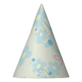 Weich Blau & Rosa Harmonie Partyhütchen (Links)