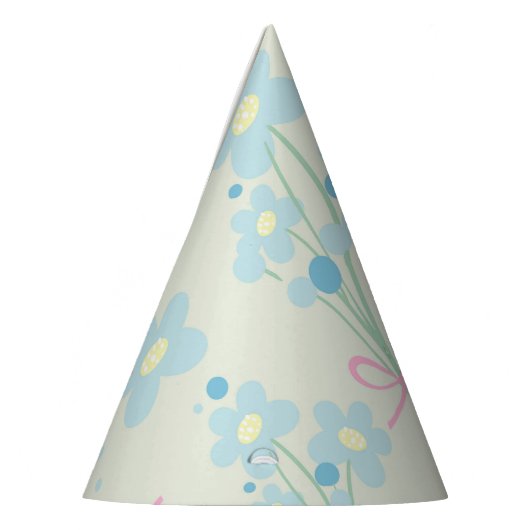 Weich Blau & Rosa Harmonie Partyhütchen (Links)