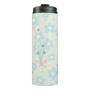 Weich Blau & Rosa Harmonie Thermosbecher