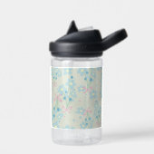 Weich Blau & Rosa Harmonie Trinkflasche (Links)