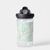 Weich Blau & Rosa Harmonie Trinkflasche (Vorne)