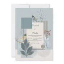 Weich Blau & Sage Botanische Hochzeit