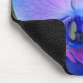 Weich blau und rosa Orchid Mousepad (Ecke)