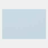 Weich blaue Aquarelleier Ostereier Wrapping Paper Geschenkpapier Set (Vorderseite 3)