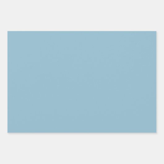 Weich blaue Aquarelleier Ostereier Wrapping Paper Geschenkpapier Set (Vorderseite 2)