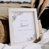 Weich blaue Blütenschätze wie viele Poster