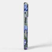 Weich blaue und Lila Blumenbemalung Case-Mate iPhone Hülle (Rückseite / Rechts)