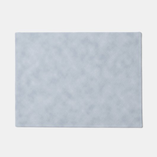 Weich blauer Pergament-Look Fußmatte (Vorderseite)