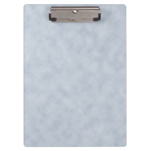 Weich blauer Pergament-Look Klemmbrett (Vorderseite)