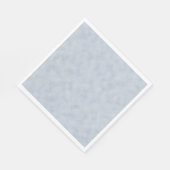 Weich blauer Pergament-Look Serviette (Ecke)