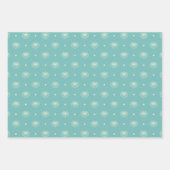 Weich blauer und weißer Besondere Anlass Geschenkpapier Set (Vorderseite)