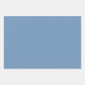 Weich blaues Hydrangea-Muster Geschenkpapier Set (Vorderseite 2)