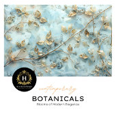 Weich blaues und goldenes Gewebe Seidenpapier