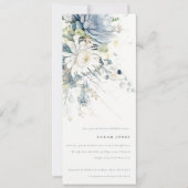 Weich blaugrünes Brautparty Einladung (Vorderseite)