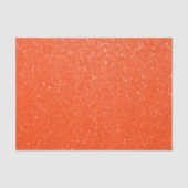 Weich dunkelorangefarbener Glitzer Seidenpapier (Vorderseite)