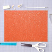 Weich dunkelorangefarbener Glitzer Seidenpapier (Handwerk)