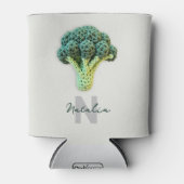 Weich eleganter Minimalistischer Crochet Broccoli  Dosenkühler (Vorderseite)