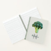 Weich eleganter Minimalistischer Crochet Broccoli  Notizblock (Innenseite)