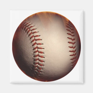 Weich farbiger Baseball geändert zum Rot Magnet