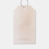 Weich florale Pampas Grass Vielen Dank Geschenkanhänger (Rückseite)