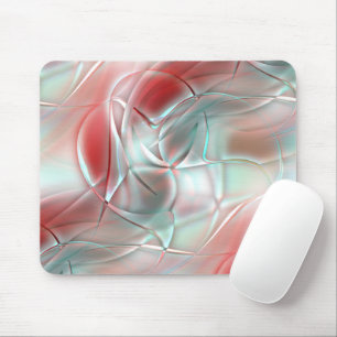 Weich geätztes Glas mit glatten Grooves, klarer To Mousepad