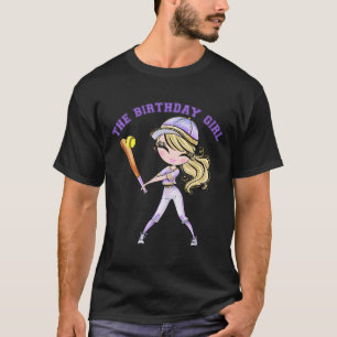 Weich Geburtstags Mädchen Weich Party 6 7 8 9 10 1 T-Shirt