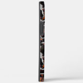 Weich gefärbte Korallenstruktur grau geschnitten Case-Mate iPhone Hülle (Rückseite / Rechts)