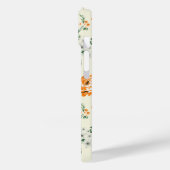 Weich gelber Garten Blumenmuster Case-Mate iPhone Hülle (Rückseite / Links)