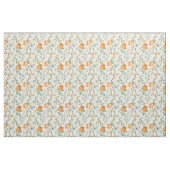 Weich gelber Garten Blumenmuster Stoff (Fat Quarter (45,7 x 55,9 cm))