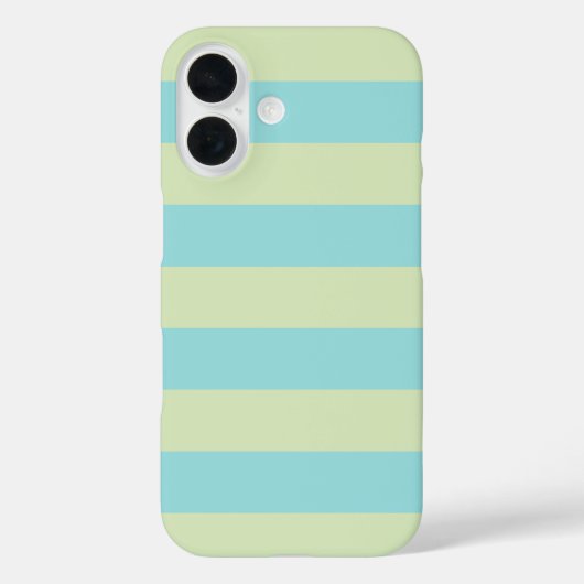 Weich gestreiftes Muster - Limone Creme & Limpet Case-Mate iPhone Hülle (Rückseite)