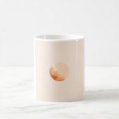 Weich getönter Mondphasen-Becher - Warmes Terrakot Kaffeetasse (Mittel)