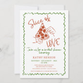 Weich gezogenes Brautparty aus Liebe Einladung (Vorderseite)