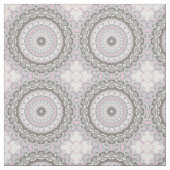 Weich, grau und rot - Rosa Mandala Stoff (Muster)