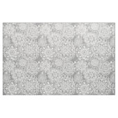 Weich-Grau-Weiß-Mandala-Muster Stoff (Fat Quarter (45,7 x 55,9 cm))