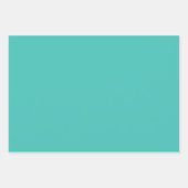 Weich grün, Aquamarin, blau, gelb und weiß Kariert Geschenkpapier Set (Vorderseite 2)