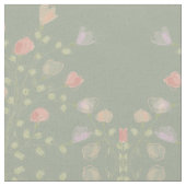 Weich grün mit Pastell floral Stoff (Nahaufnahme)