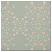 Weich grün mit Pastell floral Stoff (Muster)