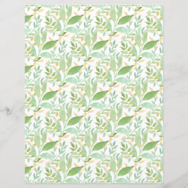 Weich grüne Blätter und Blätterhandbuch