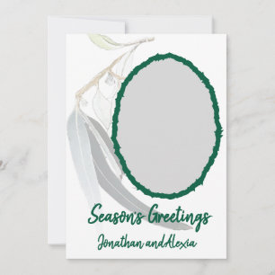 Weich grüne Blätter Weihnachten minimal