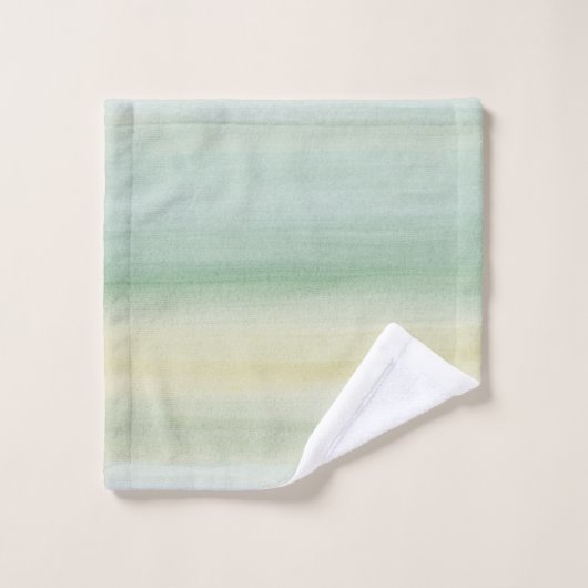 Weich grüne Gelbfärbung Traum #1 #painting Badhandtuch Set (Waschlappen)