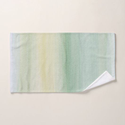 Weich grüne Gelbfärbung Traum #1 #painting Badhandtuch Set (Handtuch)